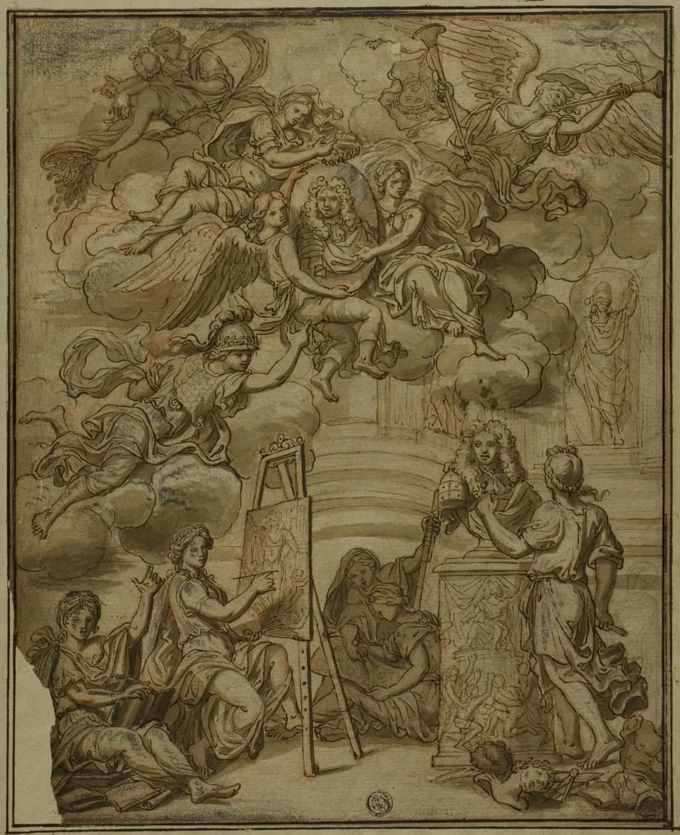 Studio per frontespizio con il ritratto del viceré di Napoli - Art Institute of Chicago